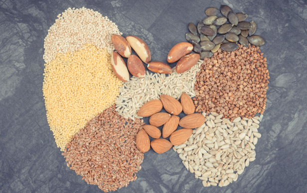 Wholesome foods in the shape of a thyroid - Naturopathic Thyroid Specialist Near Me. Hyperthyroidism