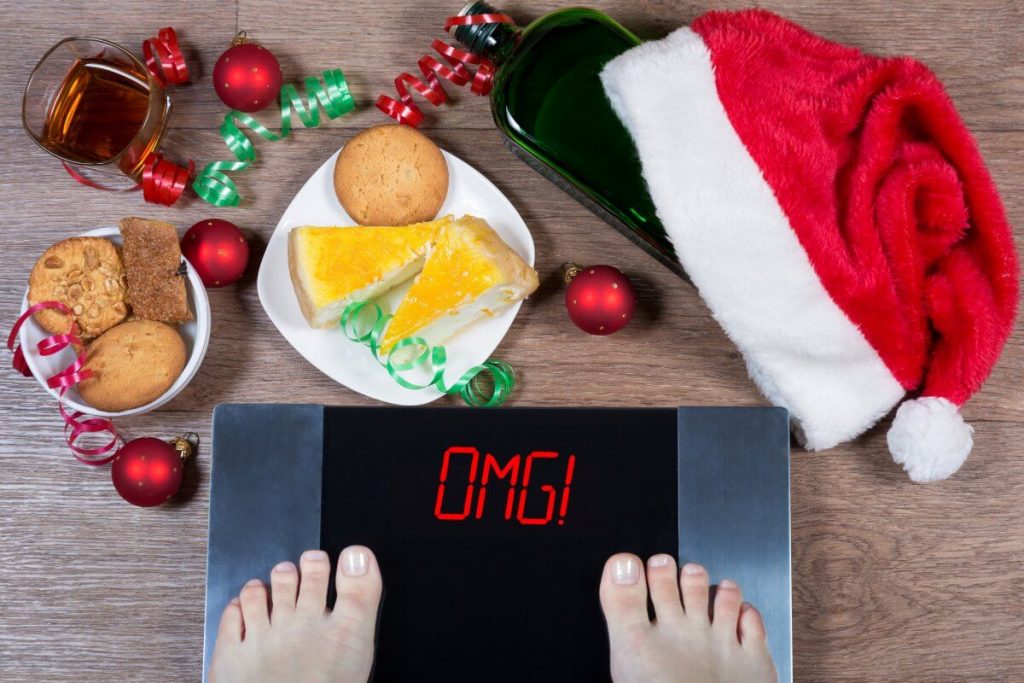 overeating at Christmas