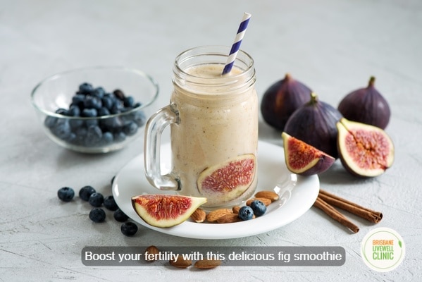 Fig Smoothie to help Boost Fertility