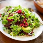 Spring Salad with roasted beets & pickled onion
