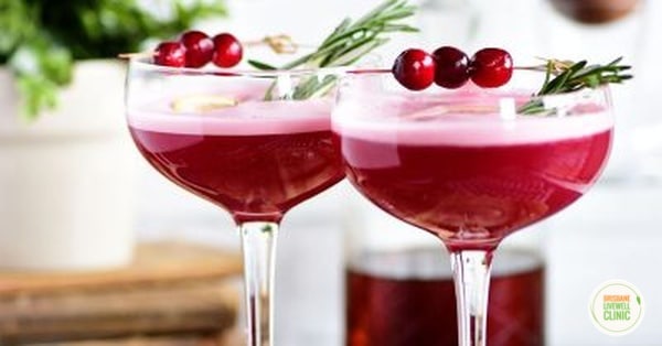 A Delicious Red Christmas Mocktail