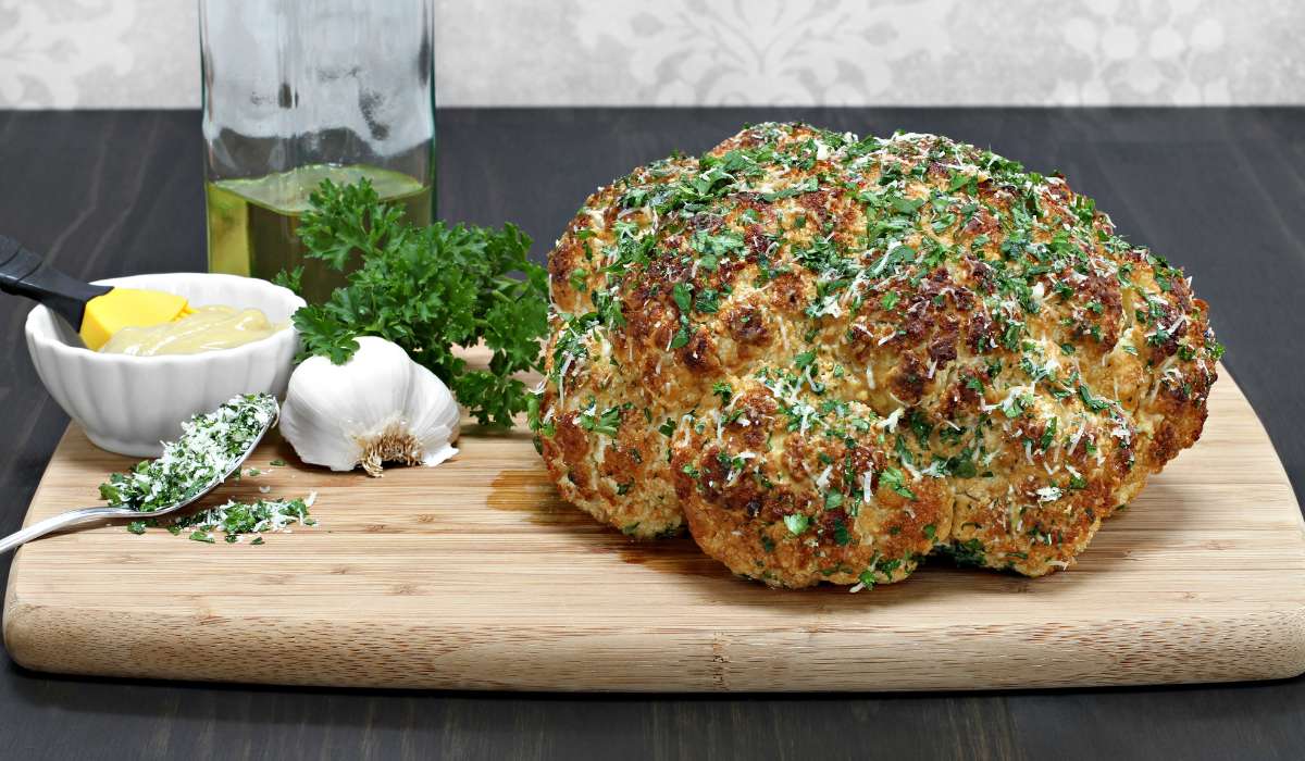 Roasted Whole Cauliflower. Brisbane Livewell Clinic.