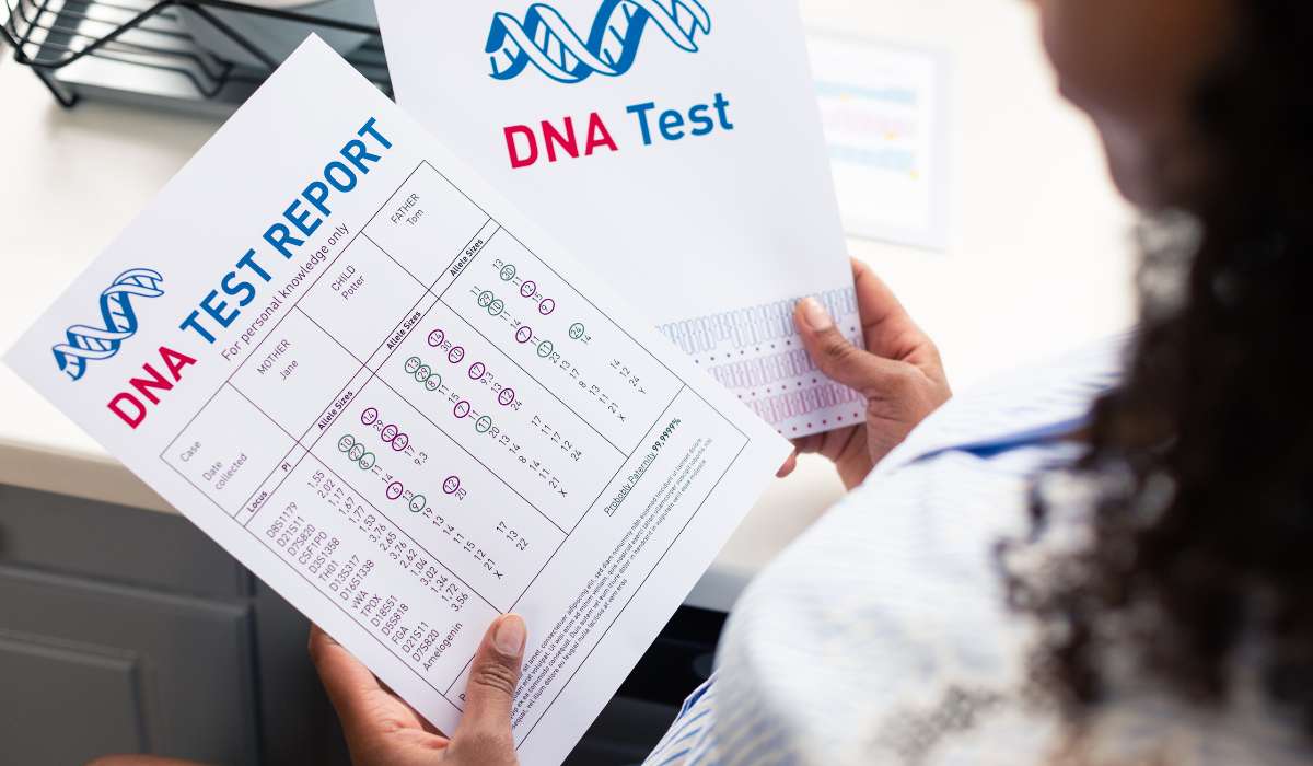 Personalised Medicine Through DNA Testing 3 Dr checking DNA Testing report. Brisbane Livewell Clinic.