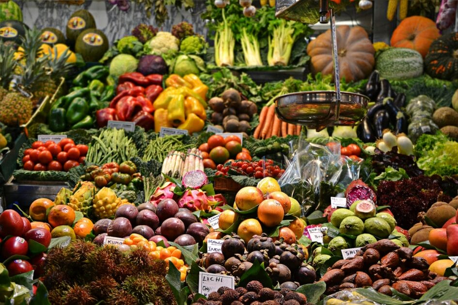 assorted fruits at the market. Diet Nutrition Brisbane