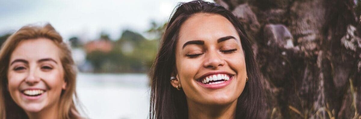 Two Women Smiling. Heavy Metal and Parasite Detox at Brisbane Livewell Clinic