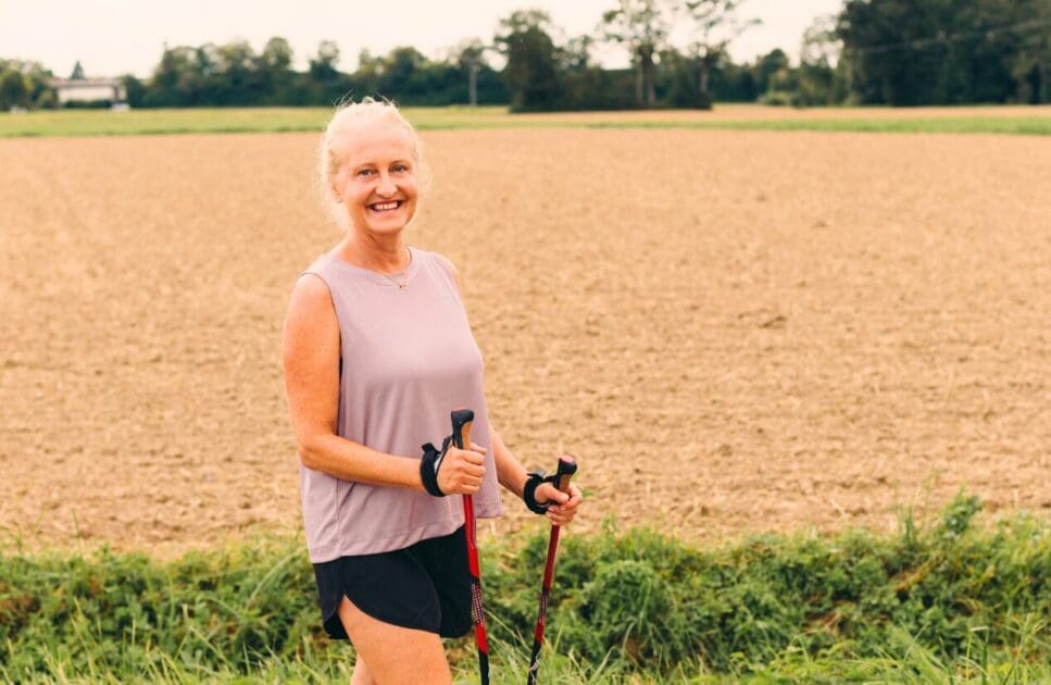 Brisbane Livewell Clinic | Naturopath Brisbane, Wellness Centre, Natural Therapies & Allied Health 23 Middle-aged woman hiking outdoors. Menopause Clinic Near Me. Naturopath and Wellness Clinic. Osteopath Tingalpa. Brisbane Livewell Clinic